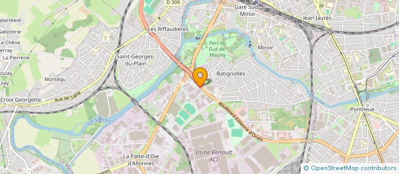 localisation de l'entreprise M L D à LE MANS