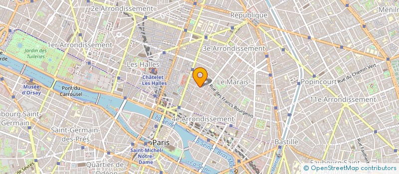 localisation de l'entreprise M.L.D.P. à PARIS