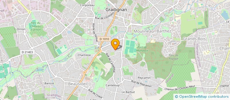 localisation de l'entreprise M.L.E.R. IMMOBILIER à GRADIGNAN