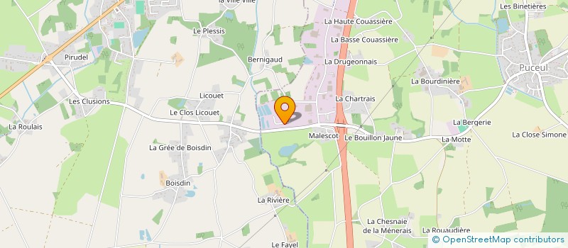 localisation de l'entreprise M.L. ECHAFAUDAGES SERVICES à PUCEUL