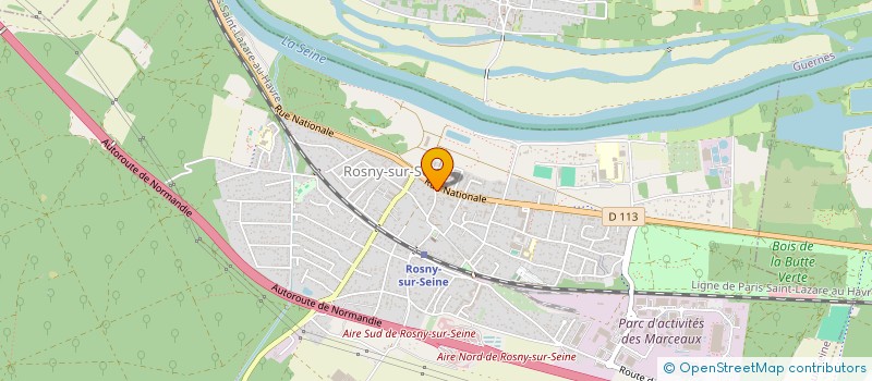 localisation de l'entreprise M L ELEC  ROSNY-SUR-SEINE