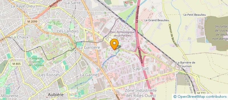 localisation de l'entreprise M.L ET P à CLERMONT-FERRAND
