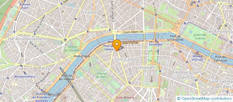localisation de l'entreprise M.L.G à PARIS