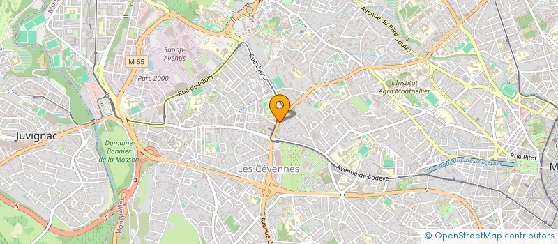 localisation de l'entreprise M.L.G. AMENAGEMENT à MONTPELLIER