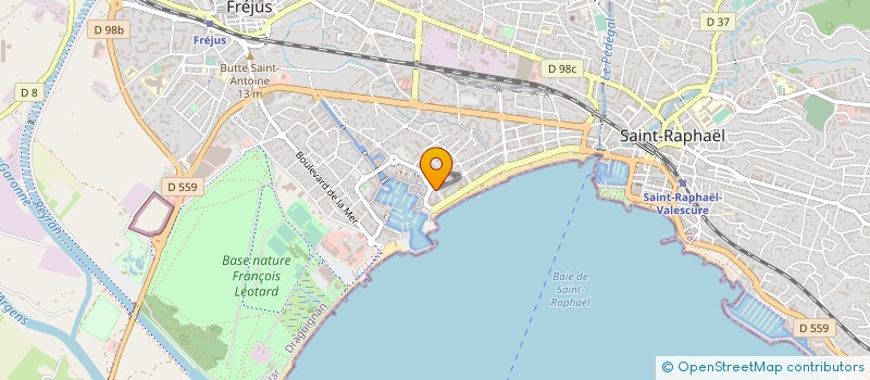 localisation de l'entreprise M.L. GROUPE à FREJUS
