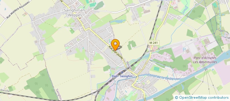 localisation de l'entreprise M&L HABITAT  SAINGHIN-EN-WEPPES