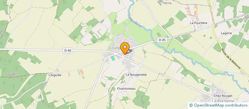 localisation de l'entreprise M&L HABITAT à COULGENS
