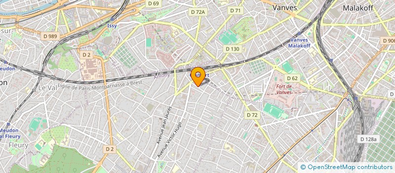 localisation de l'entreprise M & L HOLDING à CLAMART