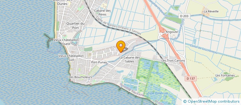 localisation de l'entreprise M&L IMMOBILIER  CHATELAILLON-PLAGE