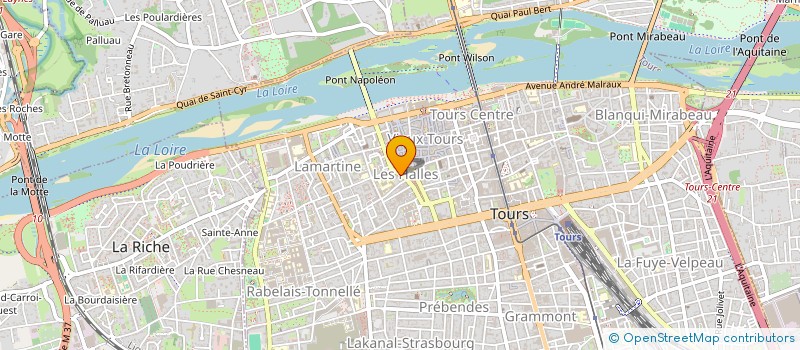 localisation de l'entreprise M L INTERMODE à TOURS