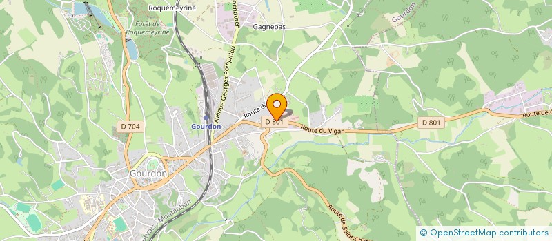 localisation de l'entreprise M.L.J  GOURDON