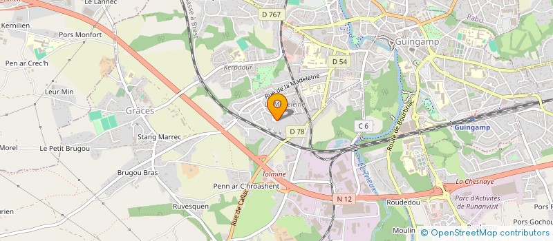 localisation de l'entreprise M L J  GRACES