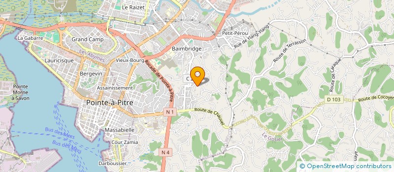 localisation de l'entreprise M.L.K à LES ABYMES