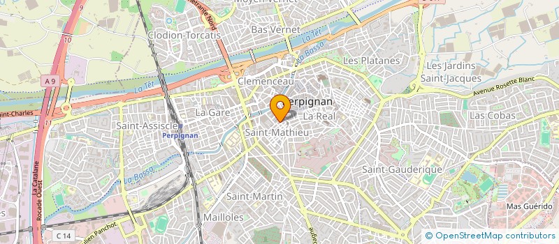 localisation de l'entreprise M.L.K DISTRIBUTIONS  PERPIGNAN