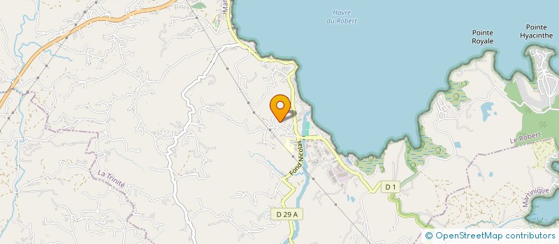 localisation de l'entreprise M.L. LOCATIONS  LE ROBERT