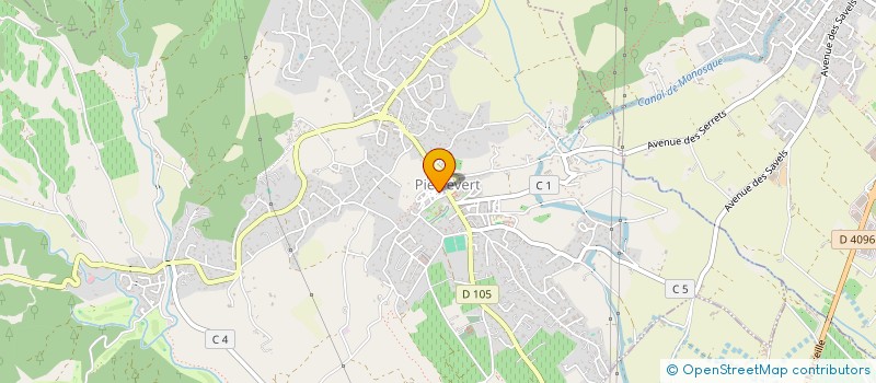 localisation de l'entreprise M.L.M.  PIERREVERT