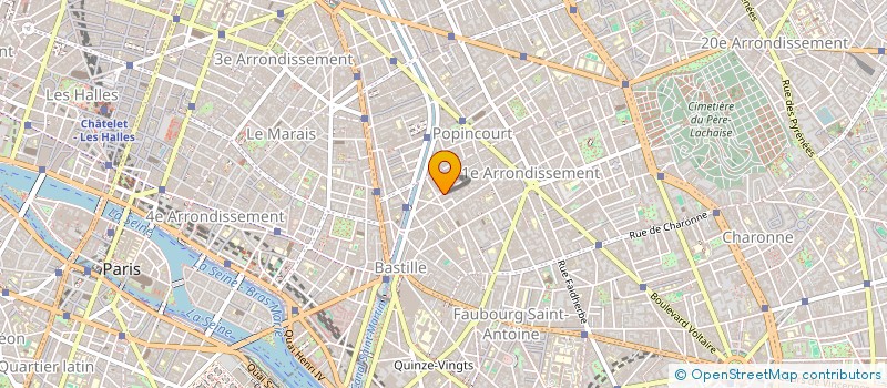 localisation de l'entreprise M.L.M.N.  PARIS