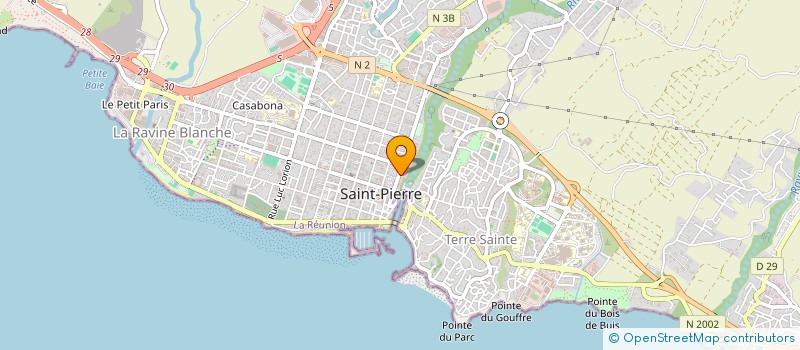 localisation de l'entreprise M.L (MAISON LIBRE) à SAINT-PIERRE