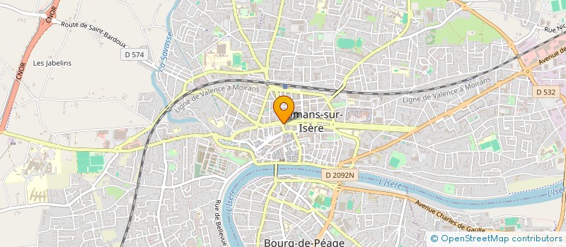 localisation de l'entreprise M.L.N.K à ROMANS-SUR-ISERE