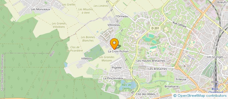 localisation de l'entreprise M. L. NICOLAS  BLOIS