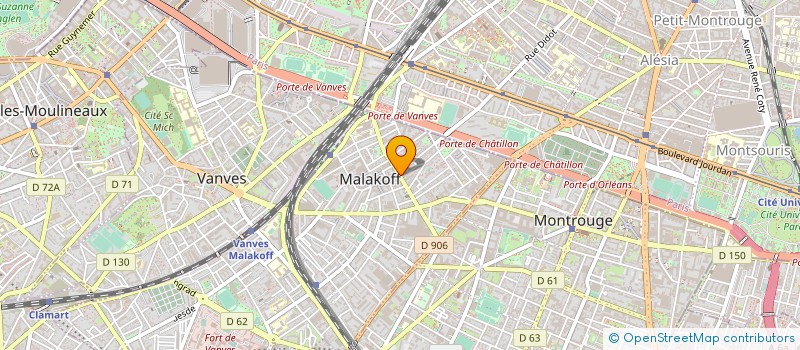 localisation de l'entreprise M.L'OR à MALAKOFF