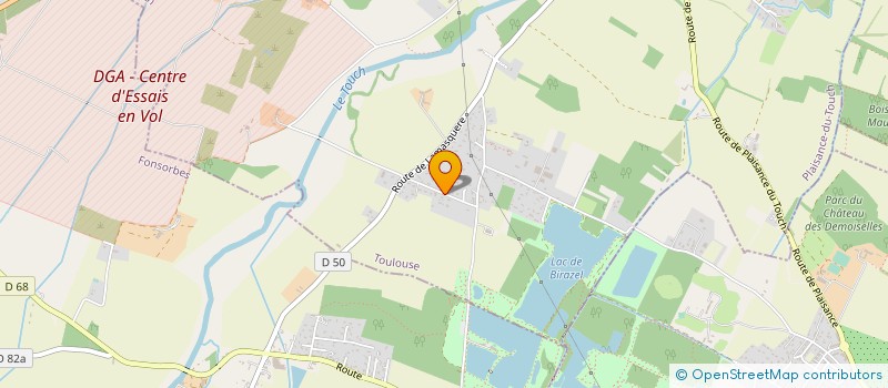 localisation de l'entreprise M.L.P.  PLAISANCE-DU-TOUCH