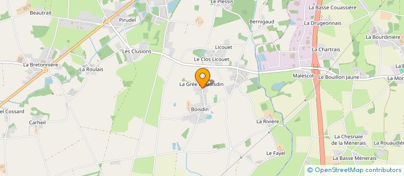 localisation de l'entreprise M.L.P.F  LA GRIGONNAIS