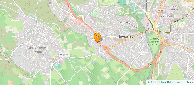 localisation de l'entreprise M.L PARC  JUVIGNAC