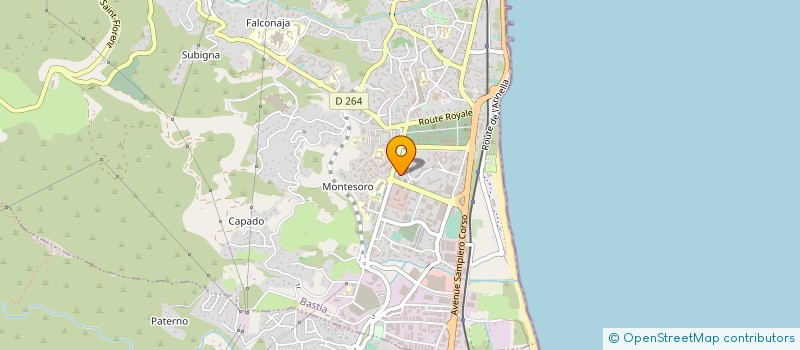 localisation de l'entreprise M&L PEINTURES à BASTIA