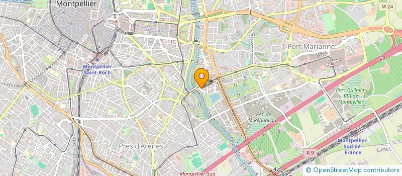 localisation de l'entreprise M&L POURCELLE  MONTPELLIER