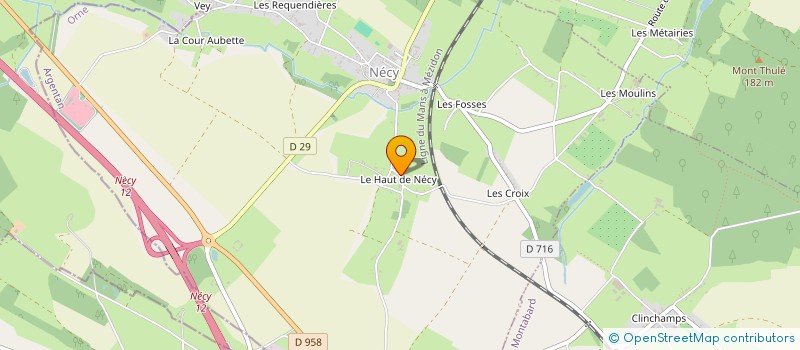 localisation de l'entreprise M.L. PRESTATIONS DE SERVICES à NECY