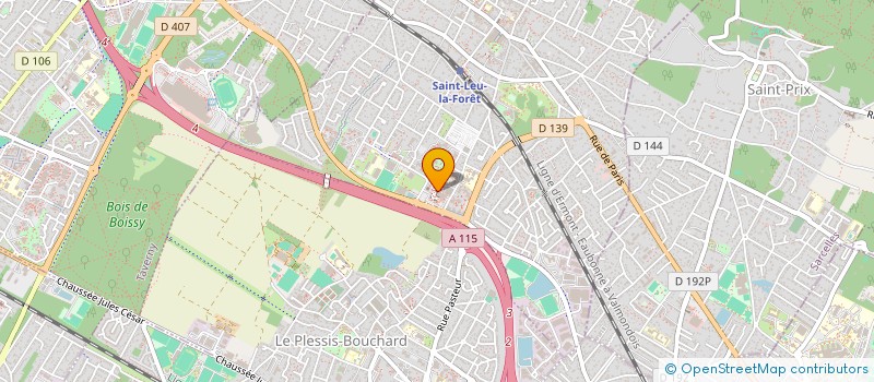 localisation de l'entreprise M.L.R FORMATION  SAINT-LEU-LA-FORET