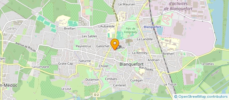 localisation de l'entreprise M L S à BLANQUEFORT