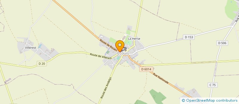 localisation de l'entreprise M.L.S.  ECOUIS