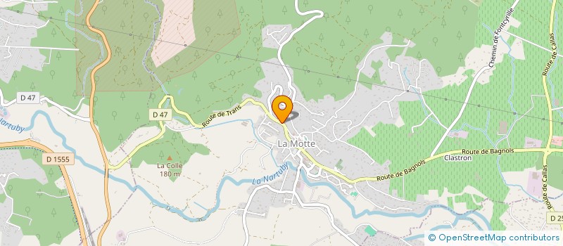 localisation de l'entreprise M.L.S.  LA MOTTE