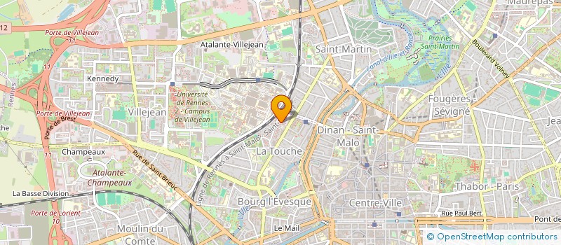 localisation de l'entreprise M.L. SANKA&SABATY à RENNES