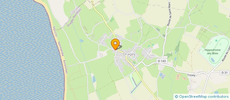 localisation de l'entreprise M.L. SCI  DRAGEY-RONTHON