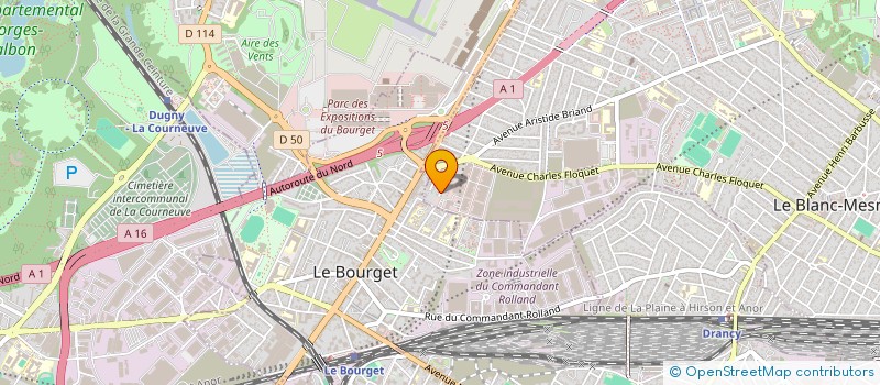 localisation de l'entreprise M.L TAXI à LE BLANC-MESNIL