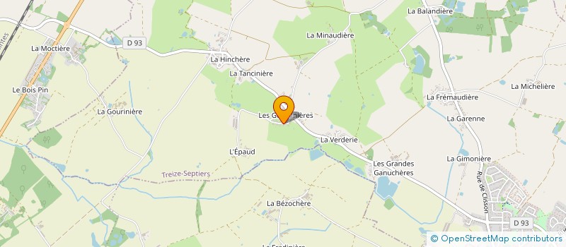 localisation de l'entreprise M.L TERRECO  TREIZE-SEPTIERS