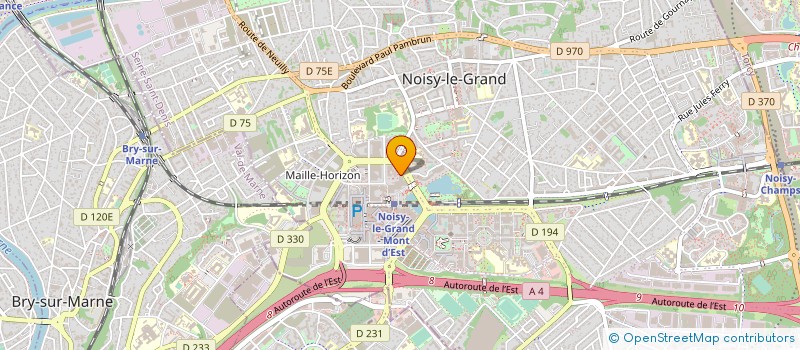 localisation de l'entreprise M L V à NOISY-LE-GRAND