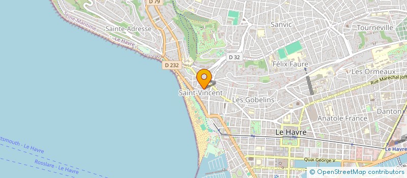 localisation de l'entreprise M L V à LE HAVRE
