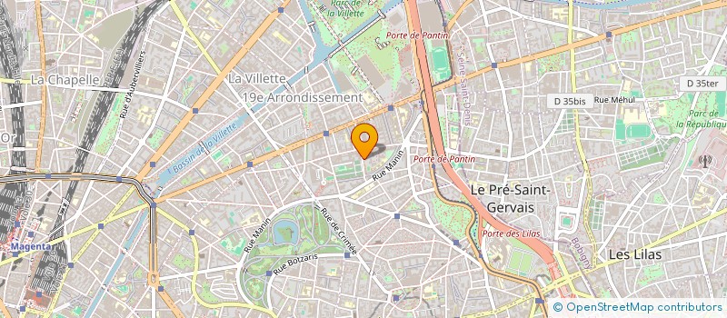 localisation de l'entreprise M-L VISIONS  PARIS