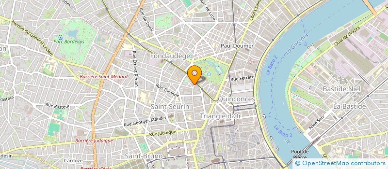 localisation de l'entreprise M LA BOUM  BORDEAUX