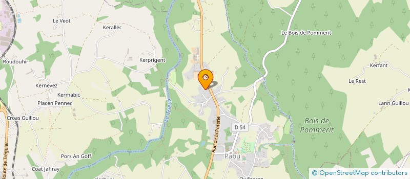 localisation de l'entreprise M' LA COUVERTURE  PABU