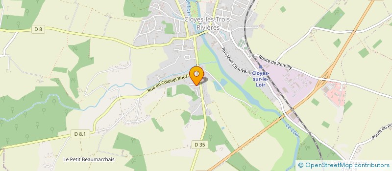 localisation de l'entreprise M LA FORGE à CLOYES-LES-TROIS-RIVIERES