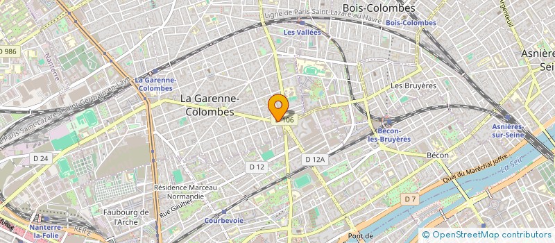 localisation de l'entreprise M'LA FORMATION à LA GARENNE-COLOMBES