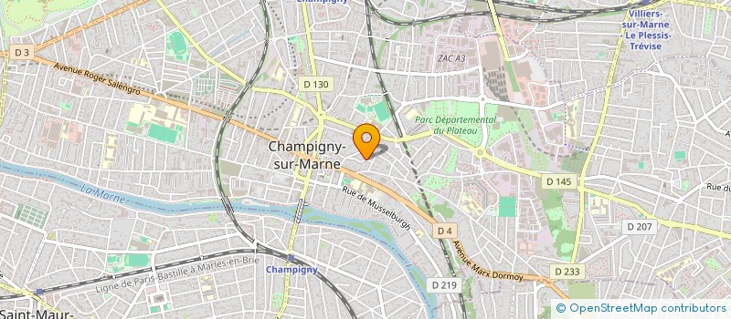 localisation de l'entreprise M. LAMROUS ML10 à CHAMPIGNY-SUR-MARNE