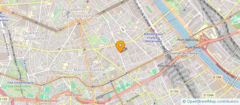 localisation de l'entreprise M. LE DR DE LA CPM à PARIS