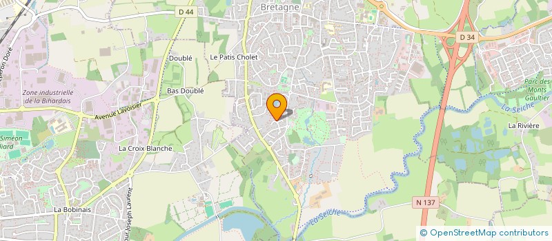 localisation de l'entreprise M'LE SOLAIRE à CHARTRES-DE-BRETAGNE