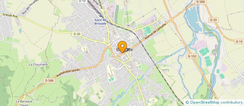 localisation de l'entreprise M LE SPORT  BRIOUDE